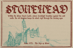 Zussel | Blackletter Typeface Product Image 2