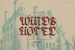 Zussel | Blackletter Typeface Product Image 5