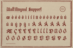 Zussel | Blackletter Typeface Product Image 12