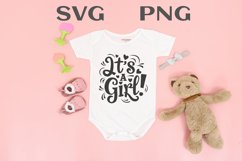 It&#039;s a girl quote Svg Png Product Image 2