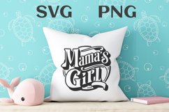 Mama&#039;s girl quote Svg Png Product Image 3