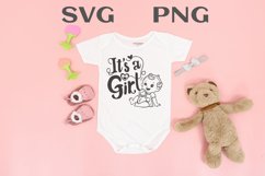 It&#039;s a girl quote Svg Png Product Image 3