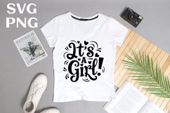 It&#039;s a girl quote Svg Png Product Image 3