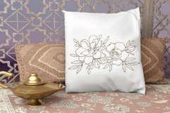 Two flowers Cutting file SVG DXF FCM Product Image 2