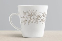 Two flowers Cutting file SVG DXF FCM Product Image 4