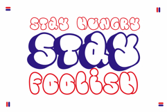 Zybo Pop | 3D Hollow Bubble Graffiti Webfont for Bold Street Product Image 2