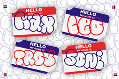 Zybo Pop | 3D Hollow Bubble Graffiti Webfont for Bold Street Product Image 3