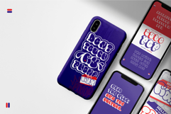 Zybo Pop | 3D Hollow Bubble Graffiti Webfont for Bold Street Product Image 4