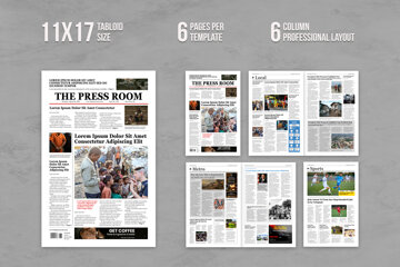 Tabloid Newspaper Template