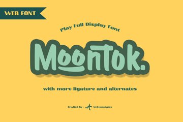 Moontok - Play Full Display Web Font
