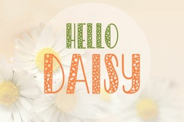 Floral - Lovely Display Font