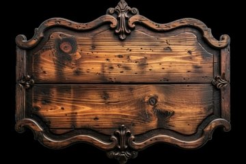 Vintage Wooden Signboard Mockup (3354882)