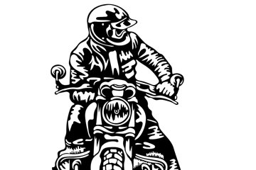 Biker Svg/Jpg/Png/Ai/Racer/Vector Biker/Men's (1981895)