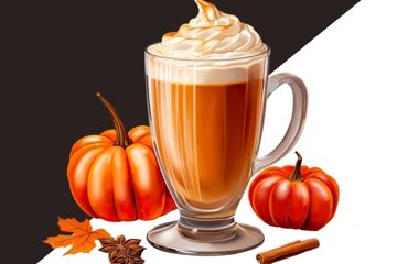 Cozy Autumn Vibes: Warm Drink Clipart