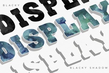 BLACKY Typeface (19222)