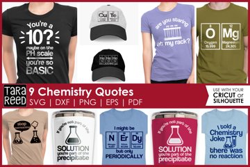 Chemistry SVG files for Cricut and Silhouette