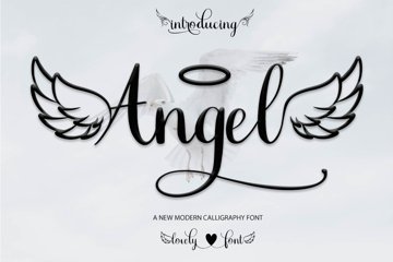 アイドル [MINYYUNY] Angel Script Lettering Color artboard-1-