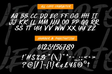 Neoforte - Street Brush Font Neoforte - Street Brush Font