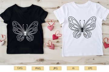 ★送料・関税込★YOUHEE★BUTTERFLY APLIQUE T-SHIRTS★ butterfly-t-shirt-design-svg-