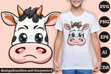 【IFYOUWANT】String Cow logo T-shirt 61Edt3hX1LL.jpg