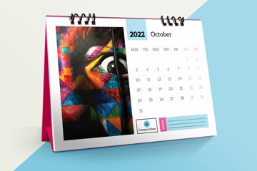 Desk Calendar Template 2022 (995040)