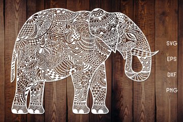 elephant-zentangle-doodle-art-
