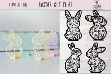 Easter Bunny Papercut | Paper Cut Template