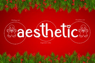 Holiday Cookie - A Handwritten Christmas Font (4953519)