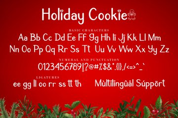 Holiday Cookie - A Handwritten Christmas Font (4953519)