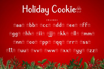 Holiday Cookie - A Handwritten Christmas Font (4953524)