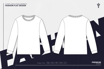 Vector Illustration Long Sleeve T Shirt Illustration Long Sleeve T