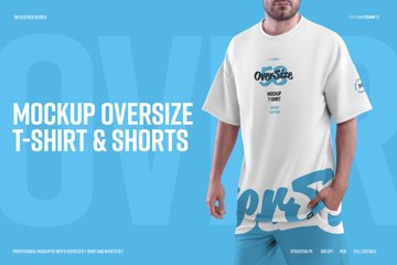 Mockups Oversize T-shirt (2165897)