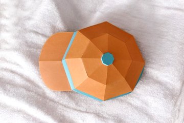 Baseball cap 3d Papercraft