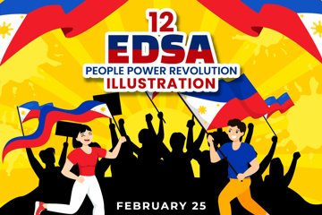 12 Edsa People Power Revolution Anniversary of Philippine