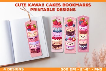 Kao様 printable-kawaii-cakes-