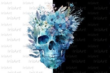 ジグソーパズル SKULLS & FLOWERS BLUE SIGNAL Jigsaw Puzzle SKULLS FLOWERS BLUE SIGNALの通販 by maru's