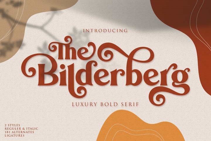 Bilderberg | Luxury Bold Serif