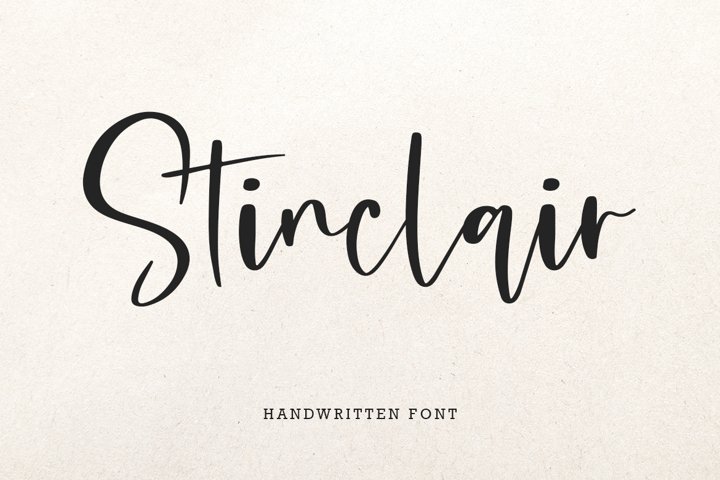 Stinclair Handwritten Font