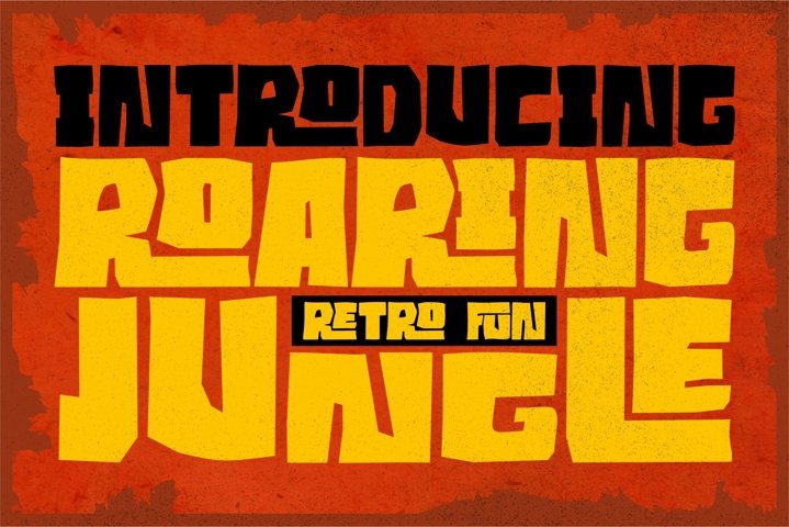 Roaring Jungle //RETRO FONT//