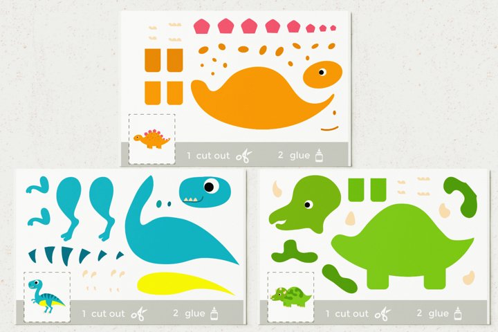 Cut and Glue Activity Games for Kids, Cut and Paste Crafts