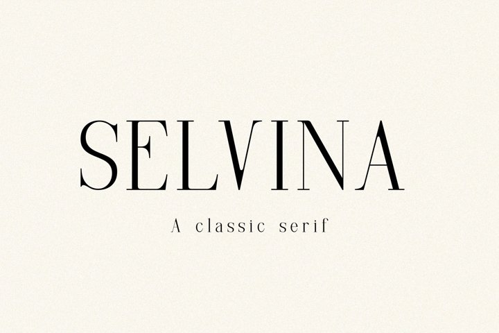 Selvina//a classic serif