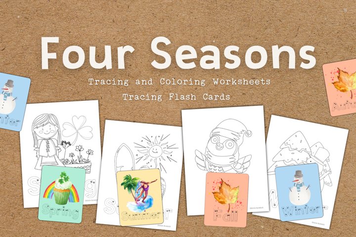 Four Seasons Educational Worksheets