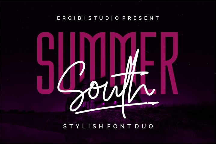 Summer South - STYLISH FONT DUO