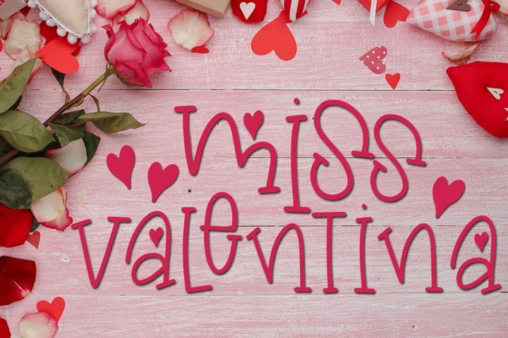 Download Beauty And Love Font Duo And Extra Heart Dingbat 177534 Valentines Font Bundles SVG Cut Files