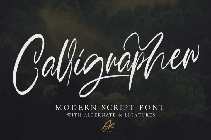 Calligrapher | Modern Script Font