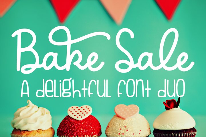 Bake Sale - A delightful font duo