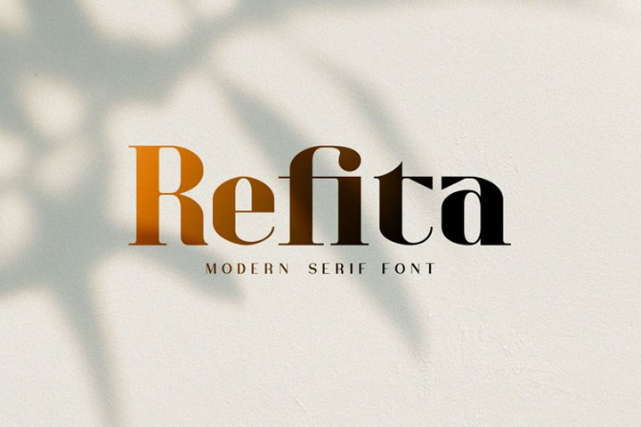 Refita. Modern Serif Font