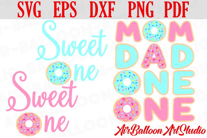 Download Donut Sweet One Svg Sweet One Pink Svg Donut Birthday Svg 945885 Cut Files Design Bundles