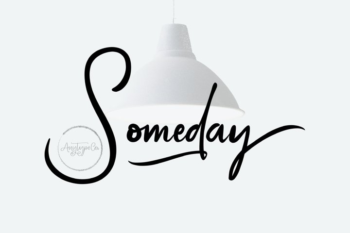 Someday | Handwritten Font