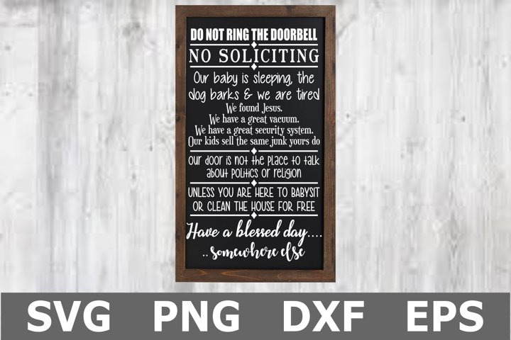 Download Free Svg No Soliciting 2 File For Cricut / Cockapoo Bundle ...
